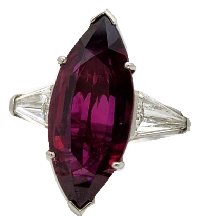 Anel de rubi — 9,01 ct